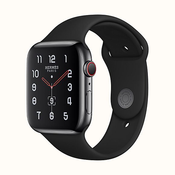 Apple Watch series5 Hermes 40mm ブラックボクスメンズ - 腕時計 