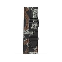 Genuine Apple Watch Hermes NOIR Single Tour Leather Band