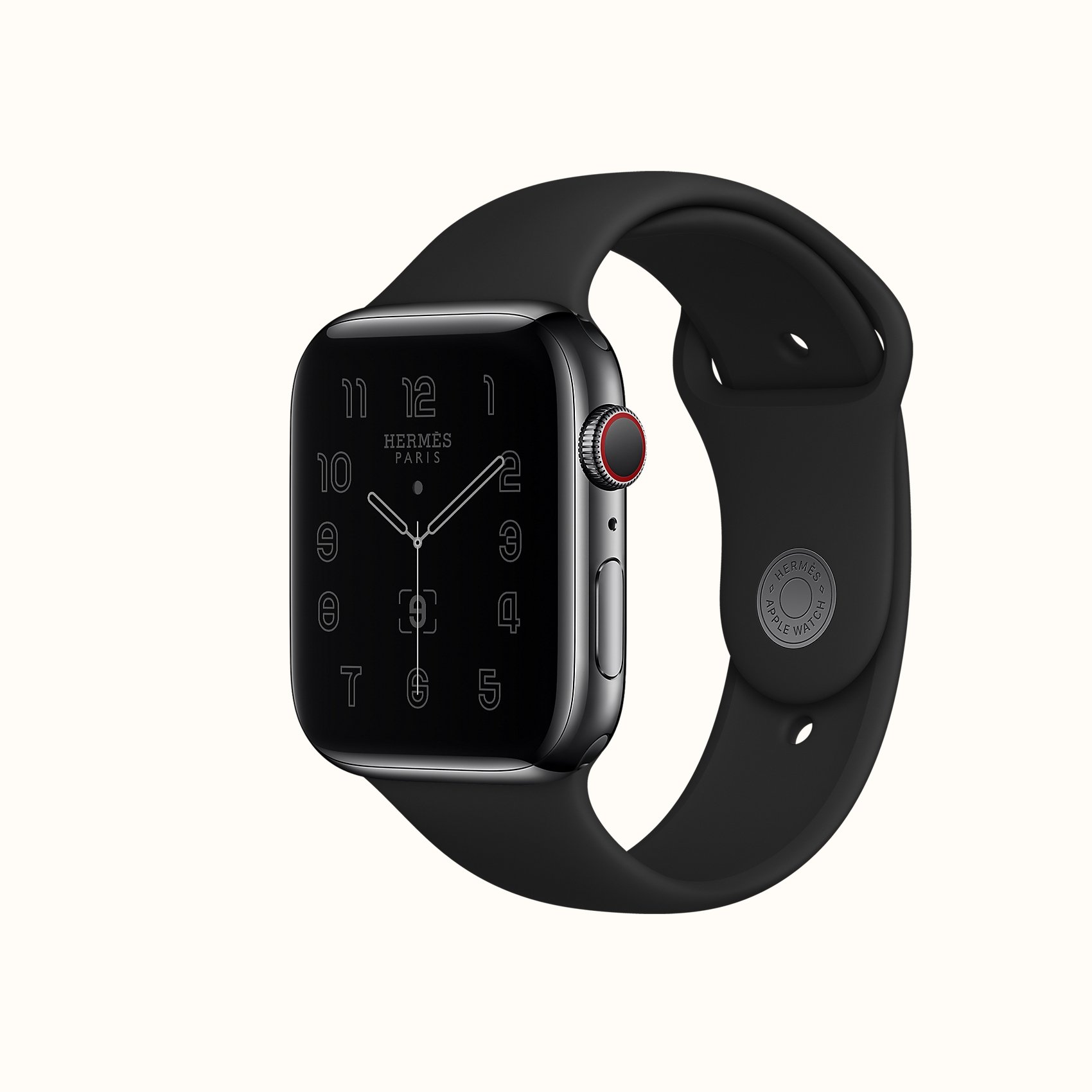 Hermès Apple Watch 44mm Noir Deployment - The Lux Group