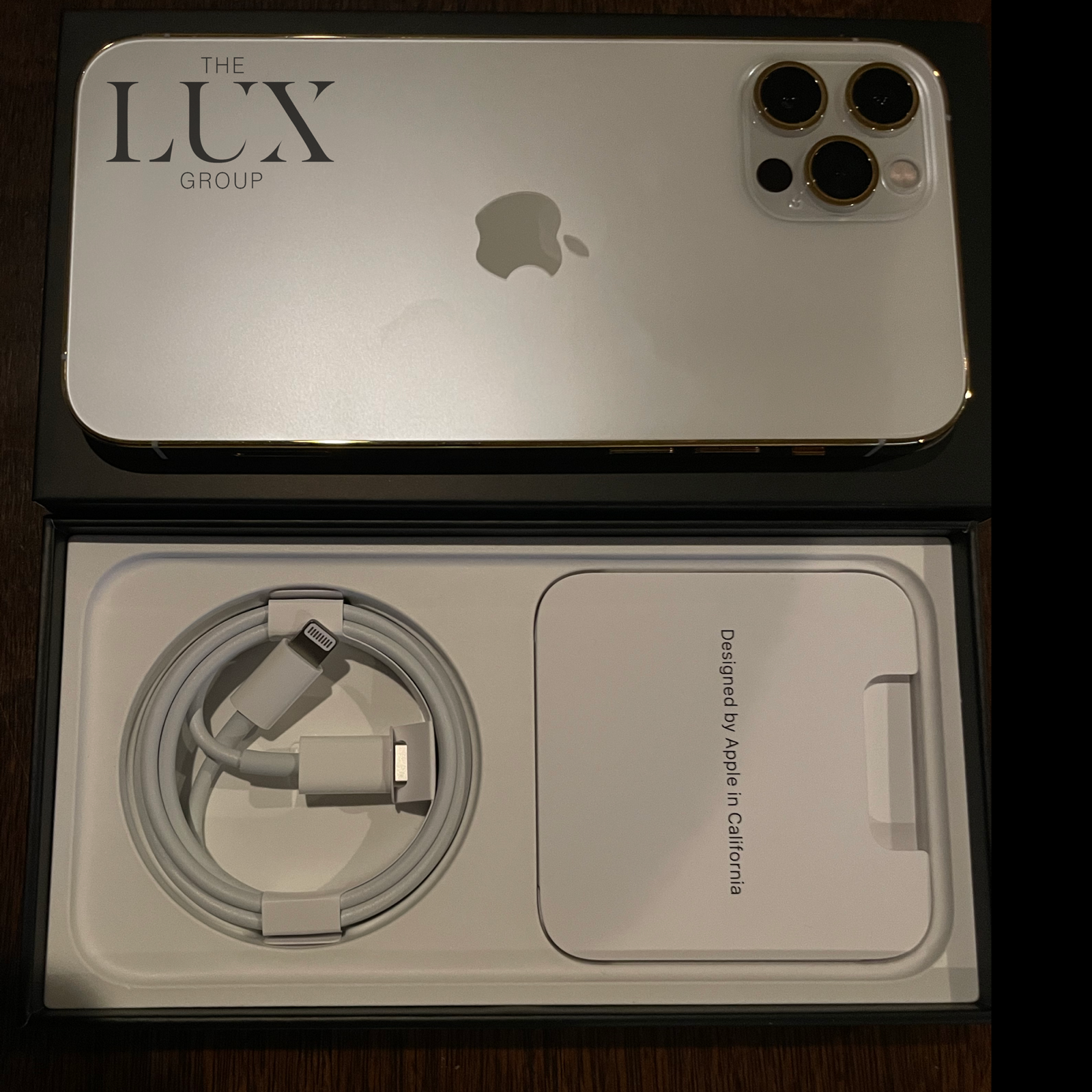 Custom Apple iPhone 12 Pro - 256GB - 24K Gold Plated - The Lux Group