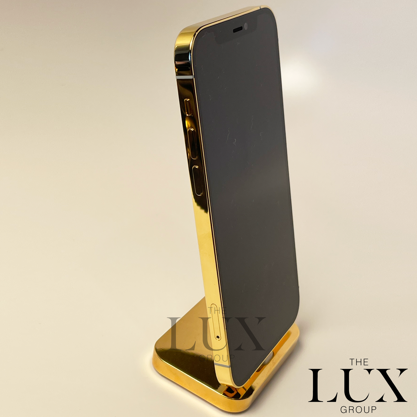 Custom Apple iPhone 12 Pro Max 512GB 18K Solid Gold - The Lux Group