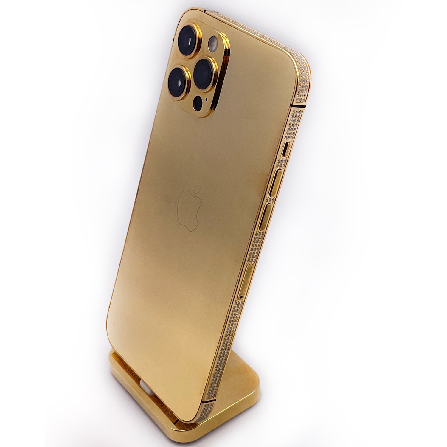 iPhone 12 Pro Max 512gb 24k Gold Plated Diamond Edition - The Lux Group