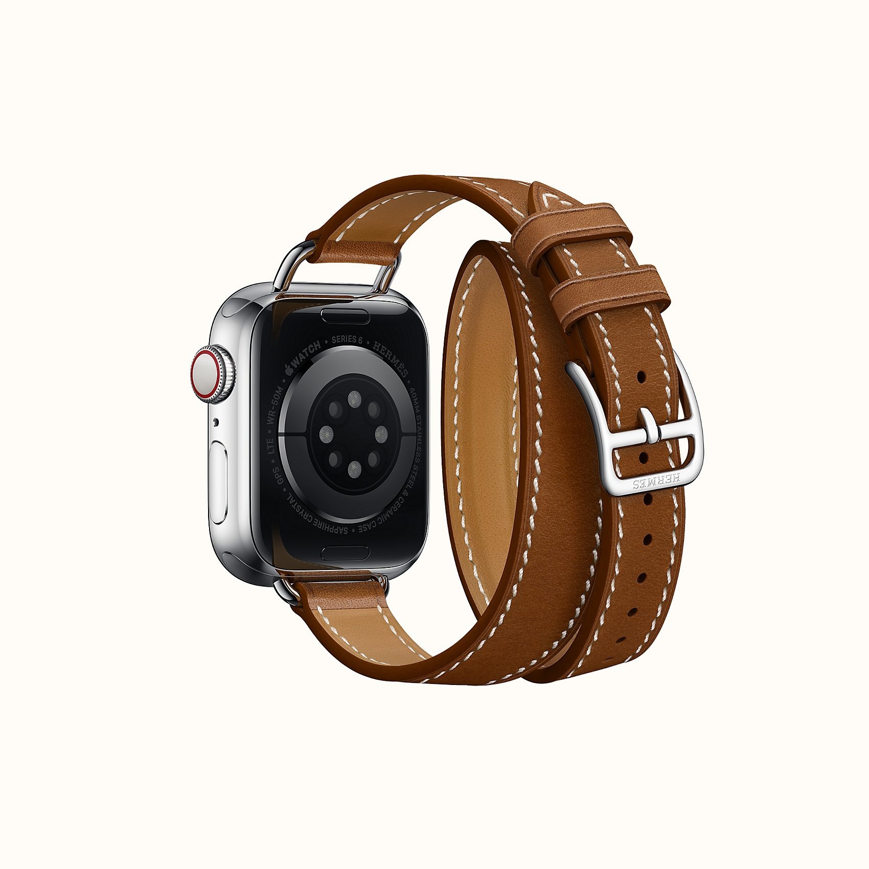 Band Apple Watch Hermes Double Tour 40 mm Attelage - The Lux Group