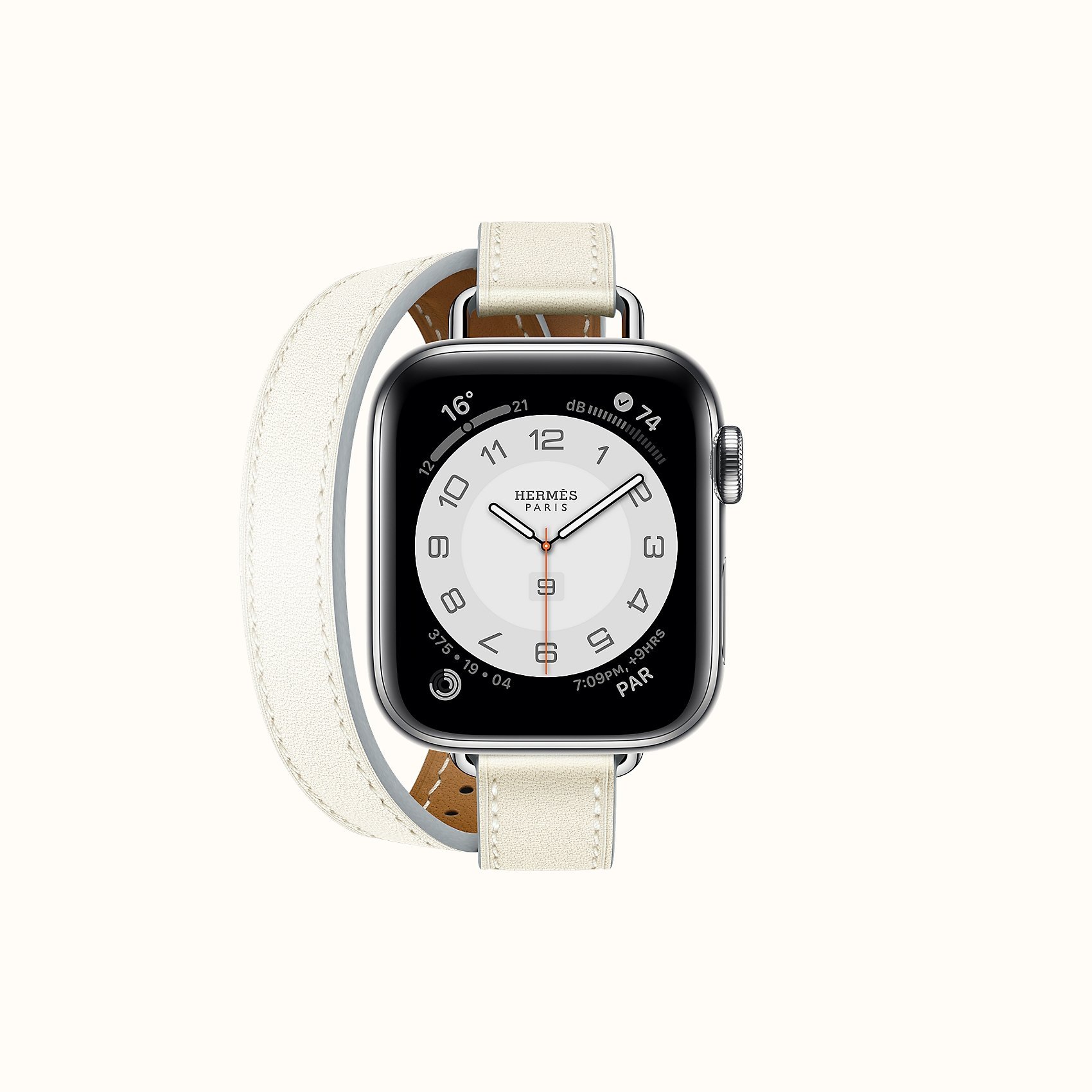 Apple Watch Hermes Series 6 Double Tour 40 mm Attelage White