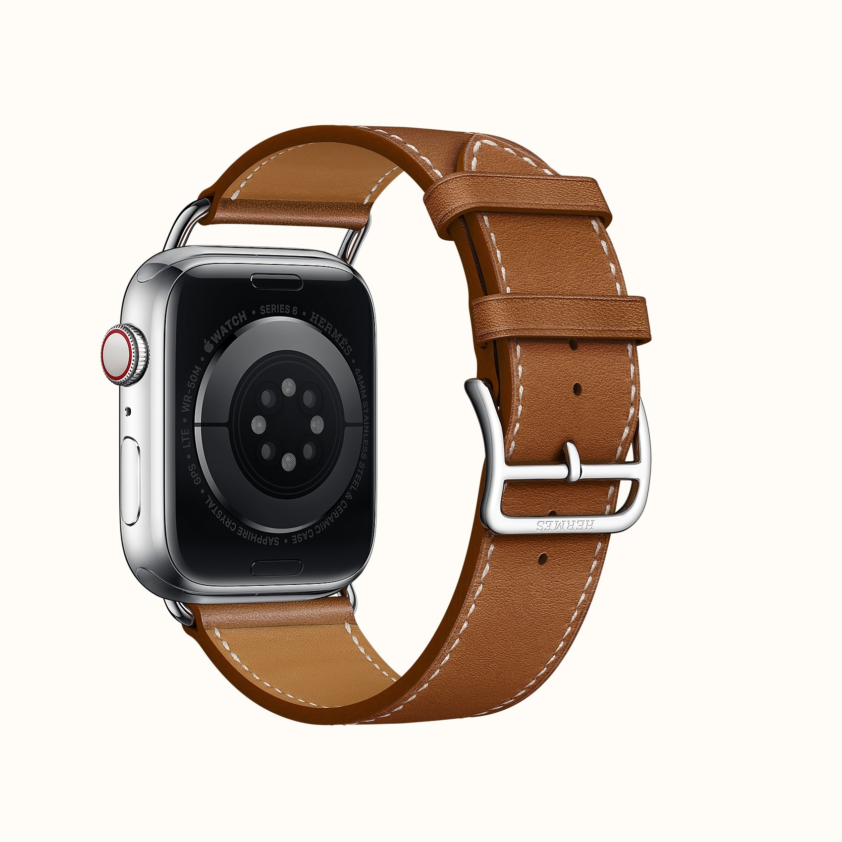 Series 6 case & Band Apple Watch Hermes Single Tour 44 mm Attelage