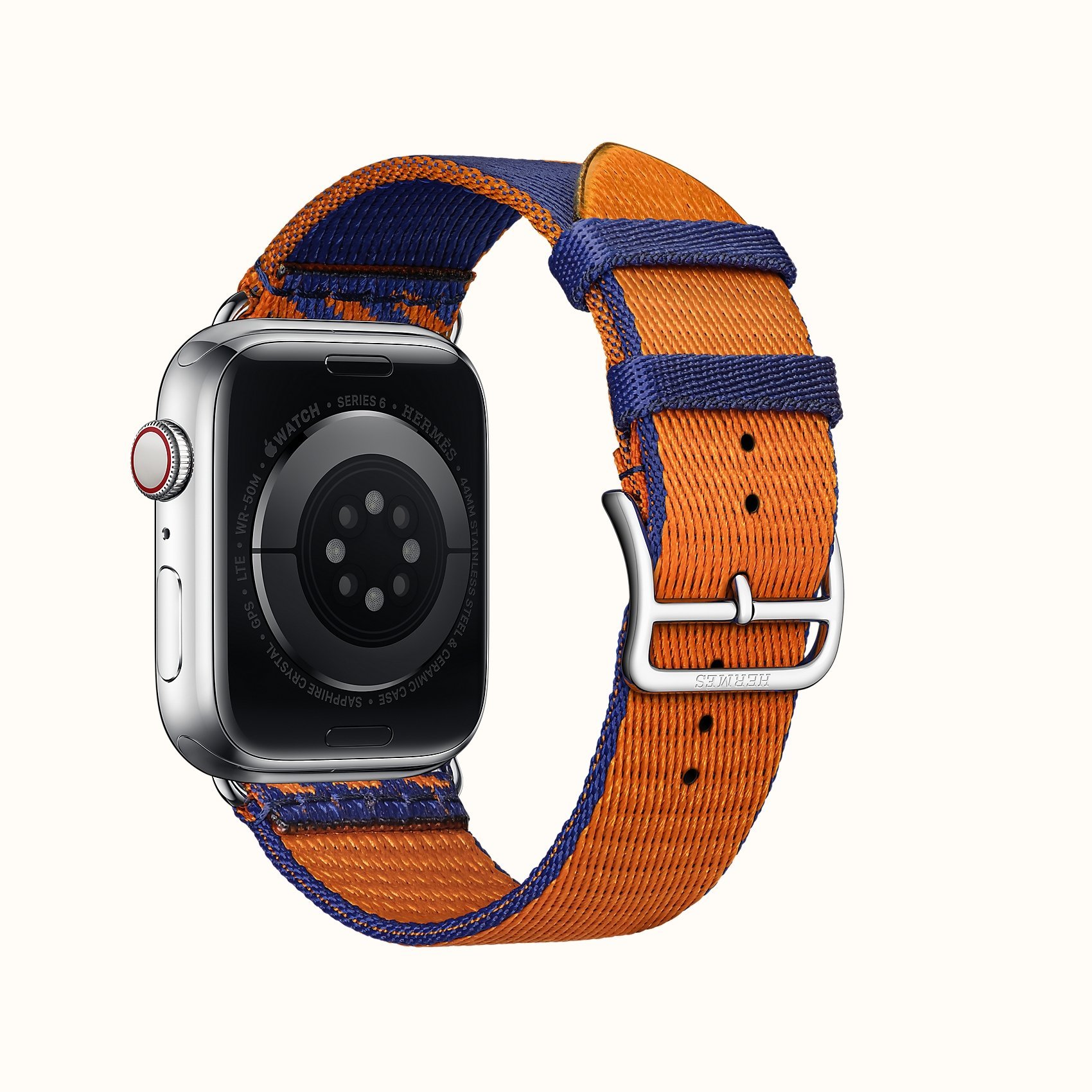 Apple Watch Hermès - 41mm Rose Texas/Rouge Piment Jumping Single Tour