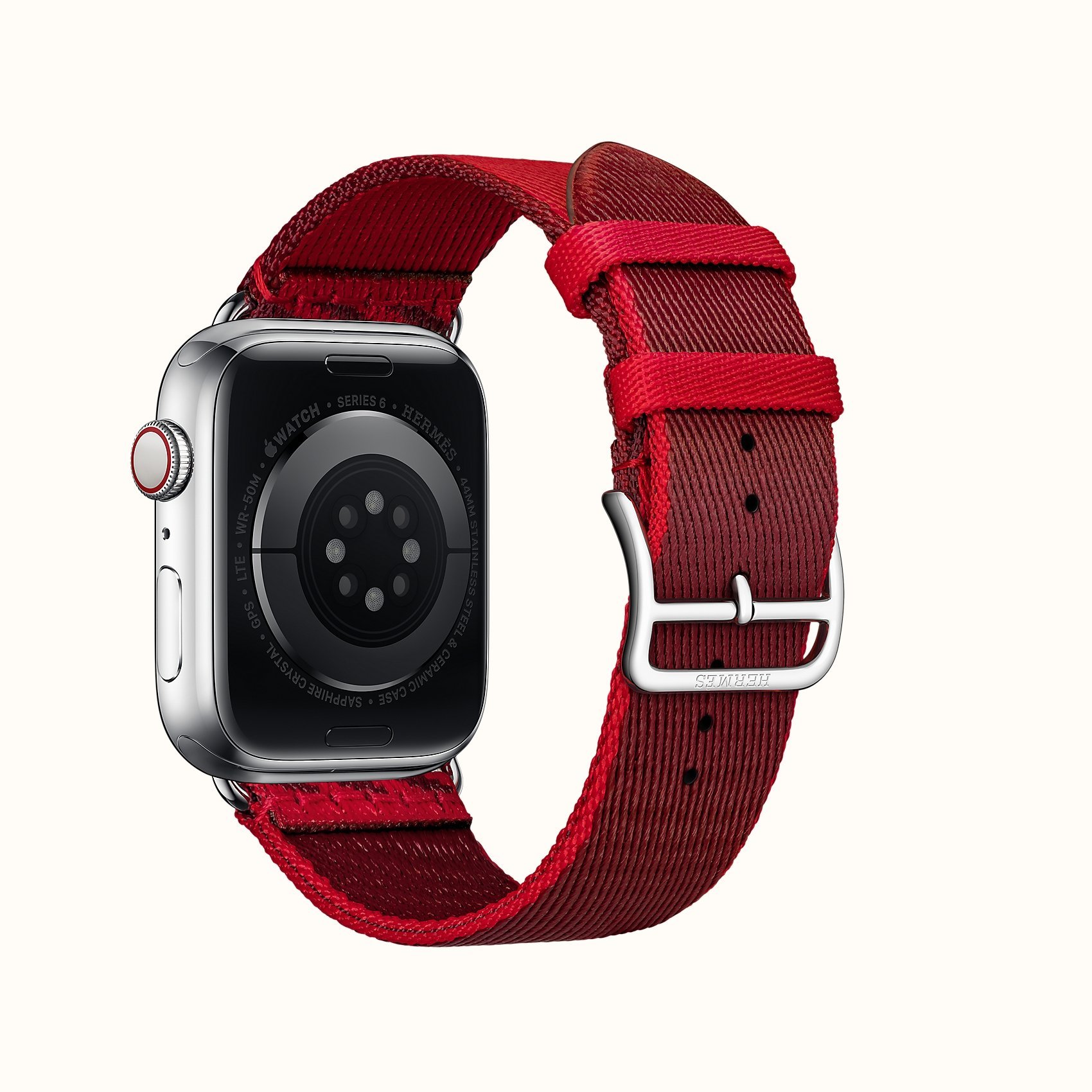 577 ひろさん Applewatch エルメス S6 シルバー 44mm美品 - 時計