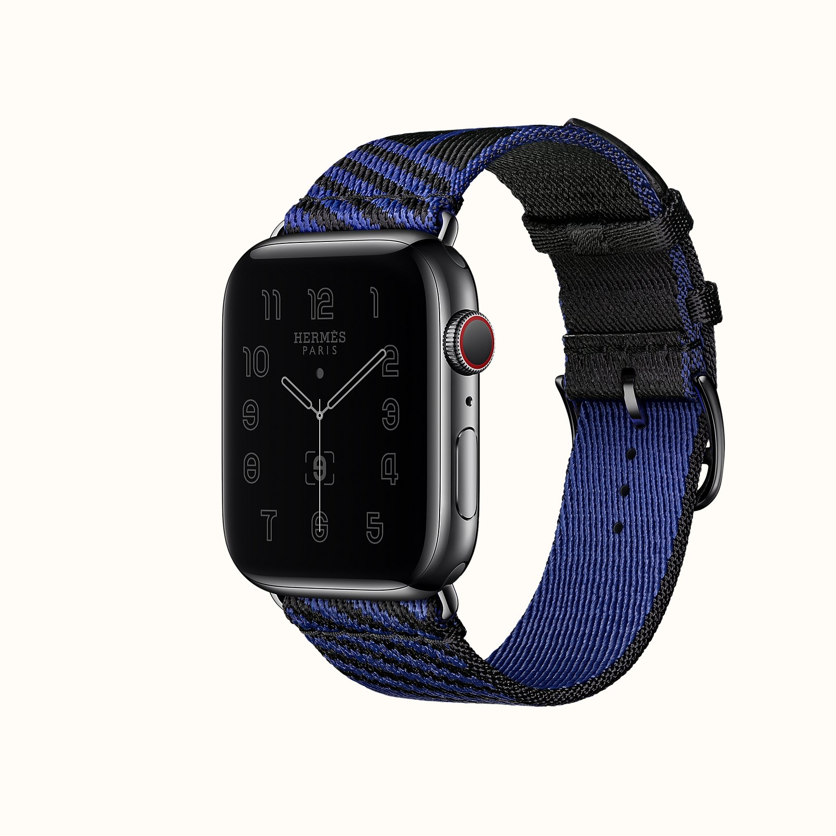 Hermes apple watch band black sale