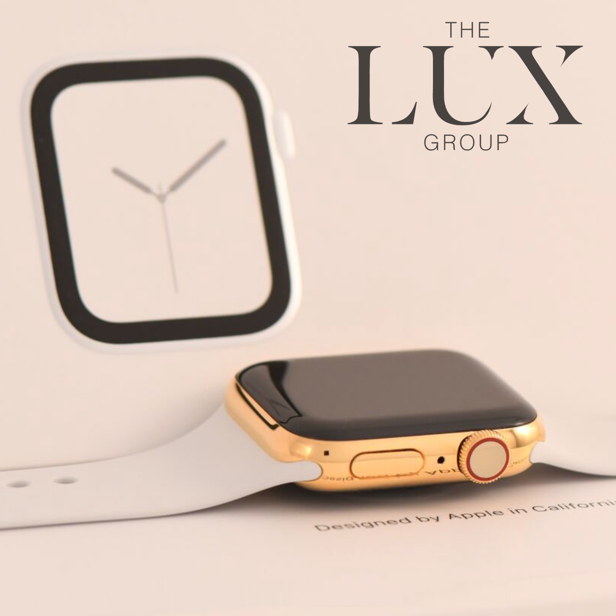 White and gold apple on sale watch