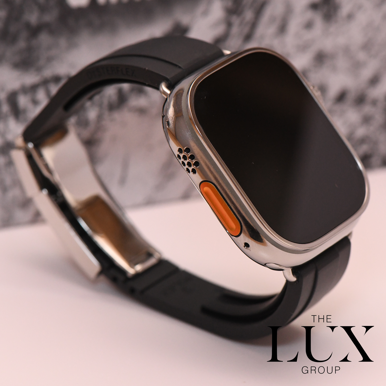 49mm Apple Watch Ultra Polished Titanium Diamond Polished with Oysterflex  Band