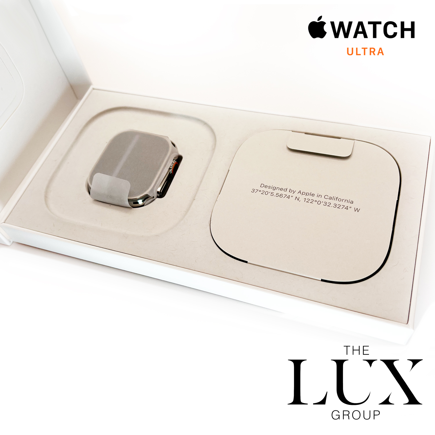 Apple Watch Ultra 49mm Titanium Polished Custom with Breitling Mesh Shark  Band